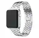 Pulso Apple Watch Metalico Pulsera Plateado 42-44-45-49mm