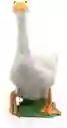 Figura Coleccionable Ganso Blanco Pintada A Mano