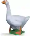 Figura Coleccionable Ganso Blanco Pintada A Mano