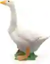 Figura Coleccionable Ganso Blanco Pintada A Mano