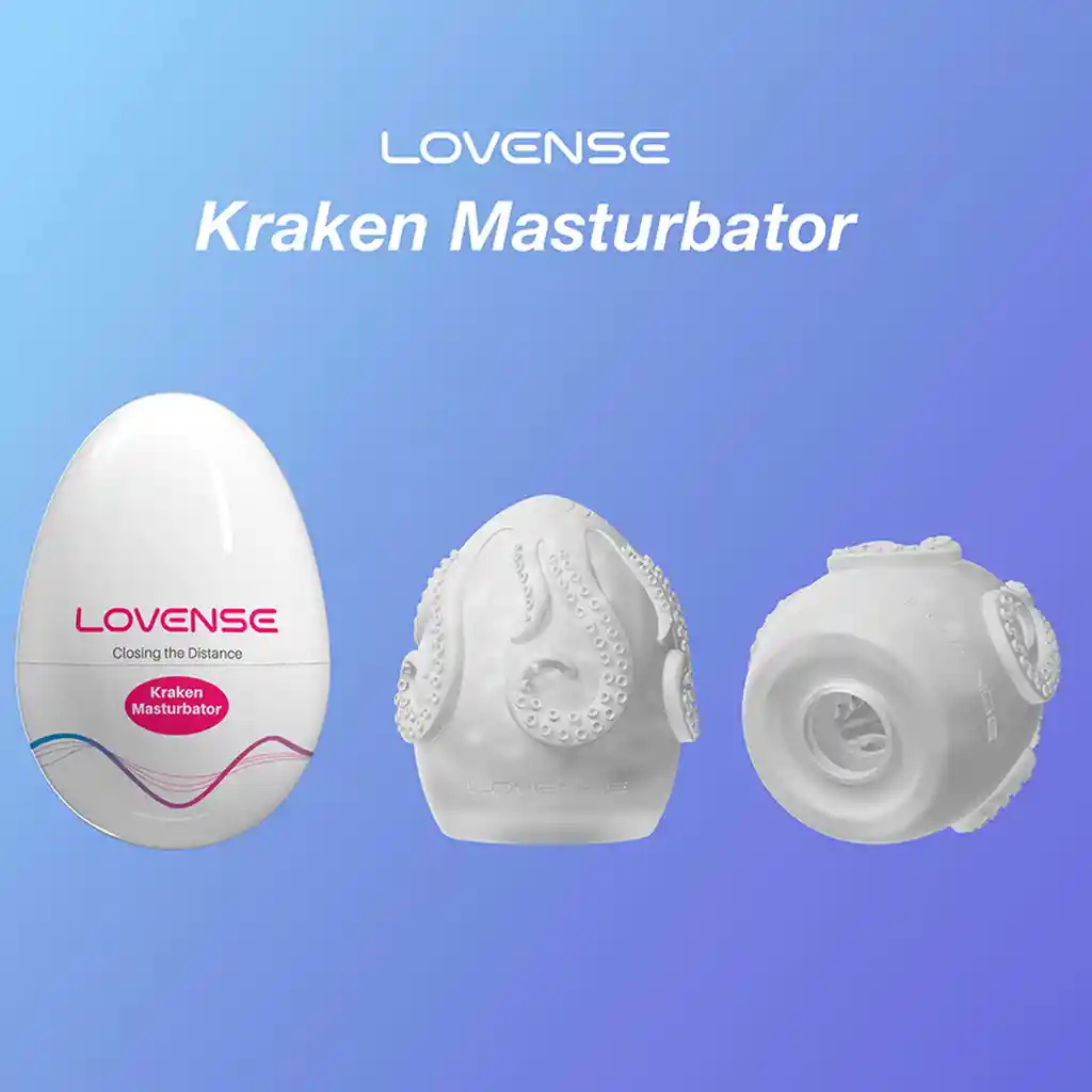 Huevo Masturbador Kraken By Lovense - Masturbador Masculino