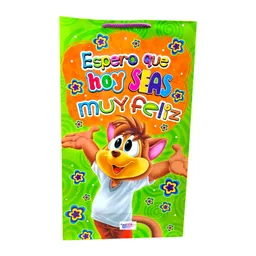 Bolsa De Regalo Obsequio Grande Decorada 40 X 24 Cm