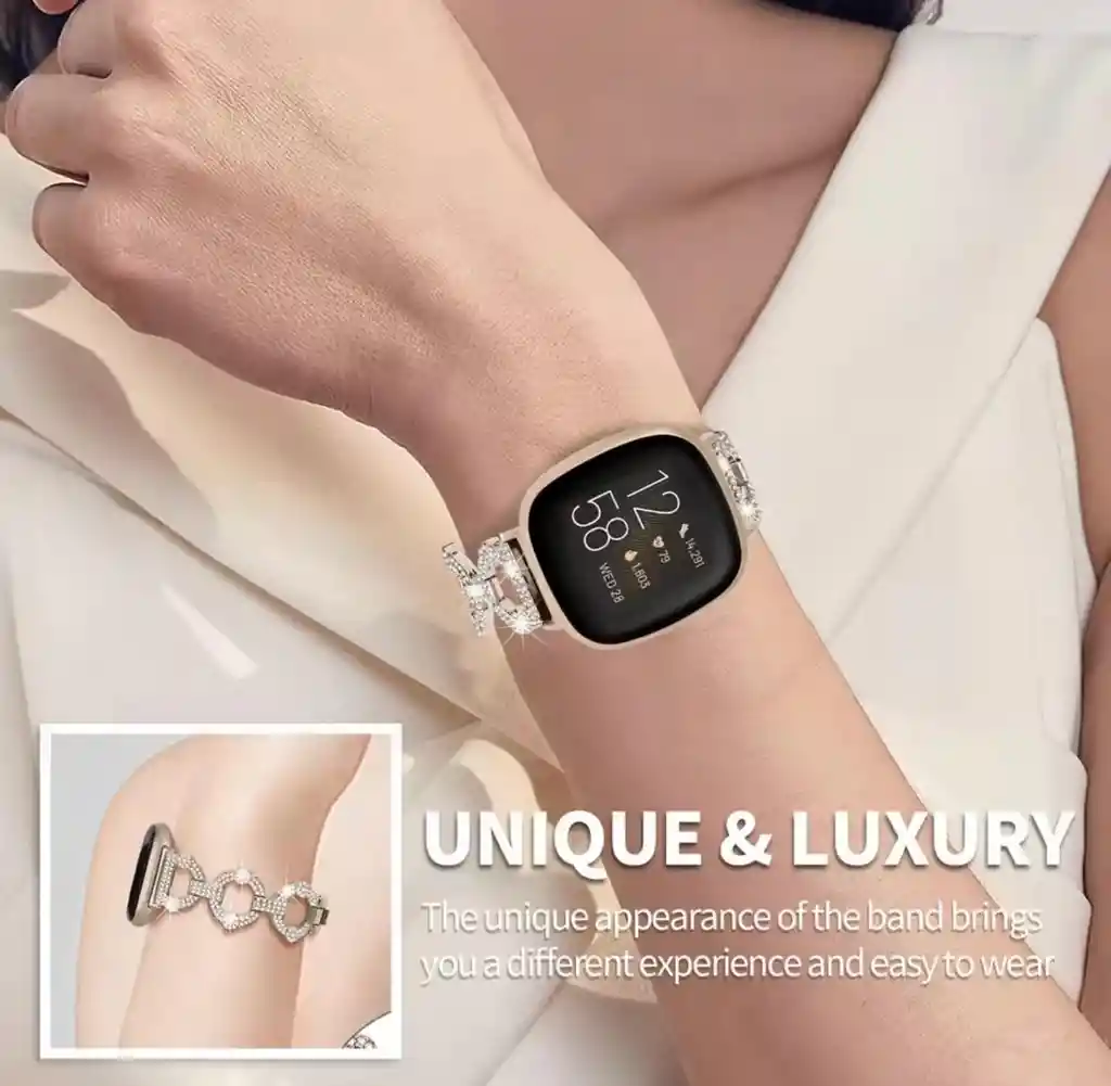 Pulso Apple Watch Metalico Luxury Dorado 42-44-45-49mm