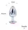 Plug Anal Talla L Acero Rocky Toys 8.2 Insertable