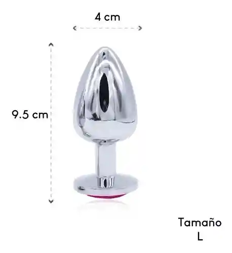 Plug Anal Talla L Acero Rocky Toys 8.2 Insertable