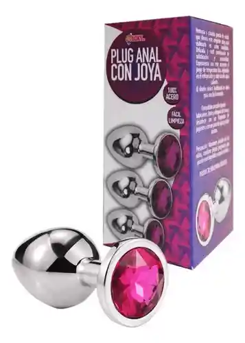 Plug Anal Talla L Acero Rocky Toys 8.2 Insertable