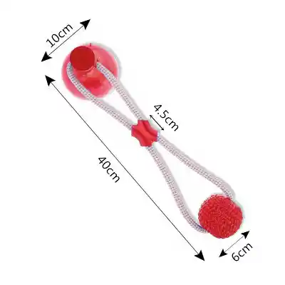 Juguete Mordedor Multifuncion Rojo