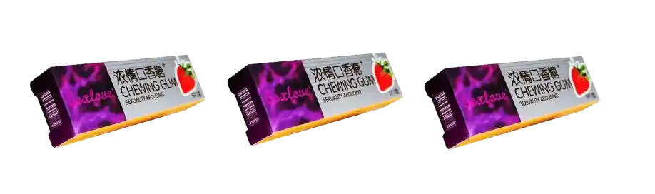 Chicles X3 Sex Love Aumento Deseo Sexual Femenino