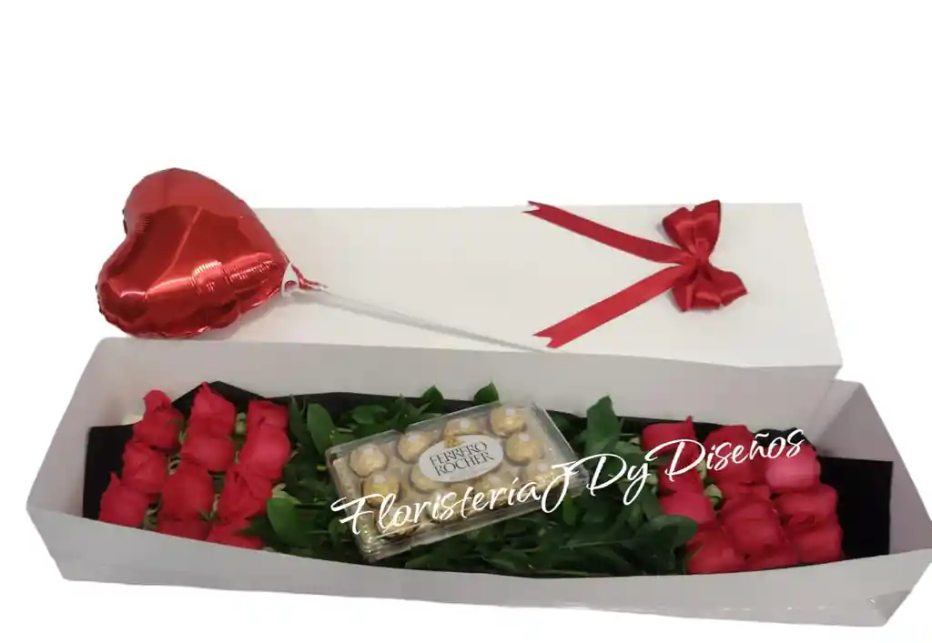 Rosas Elegantes En Caja