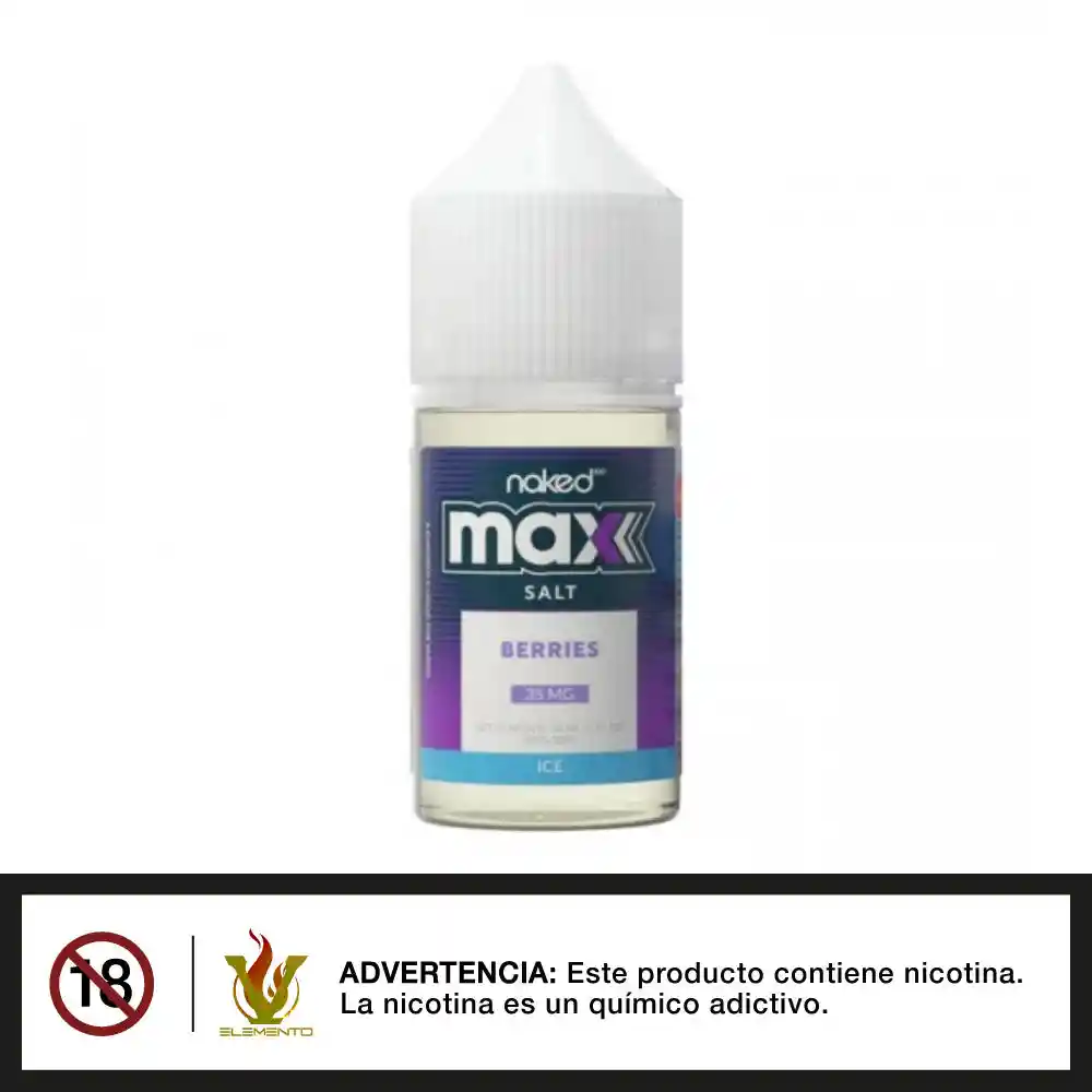 Naked 100 Max Salt - Berries Ice 30ml - 35mg