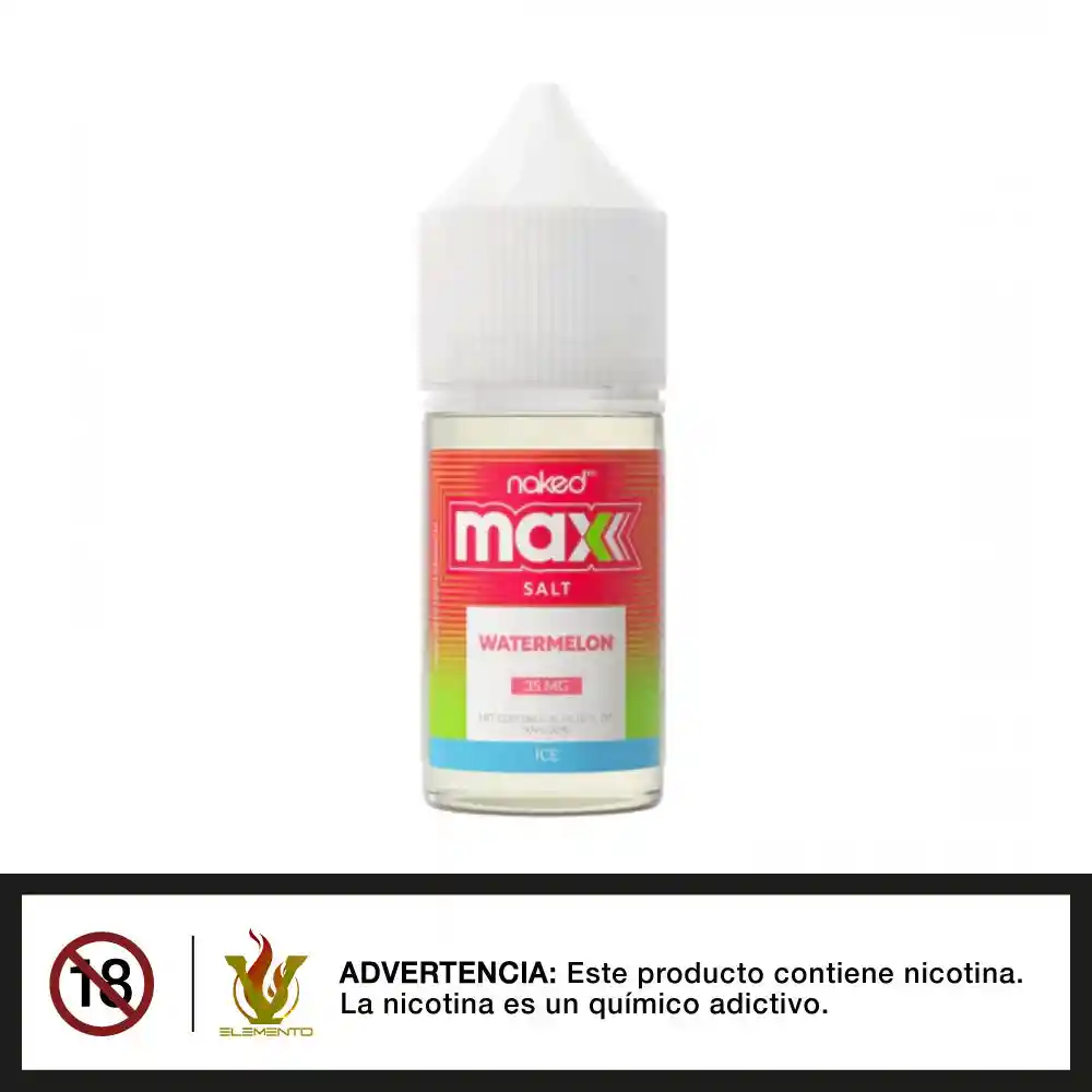 Naked 100 Max Salt - Watermelon Ice 30ml - 50mg