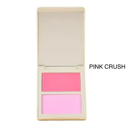 Rubor En Dúo Allure Crema Y Polvo Compacto Atenea Tono Pink Crush