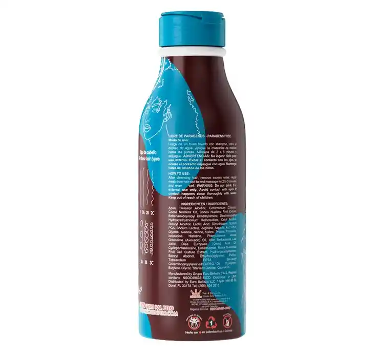 Shampoo Leche Pal Pelo Rizos Y Ondas 440ml