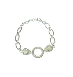 Pulsera Manilla Plata Ley 925 Panteras X2 Garantia Original + Bolsita De Lujo