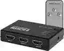 Selector Switch Hdmi De 3 Entradas 1 Salida