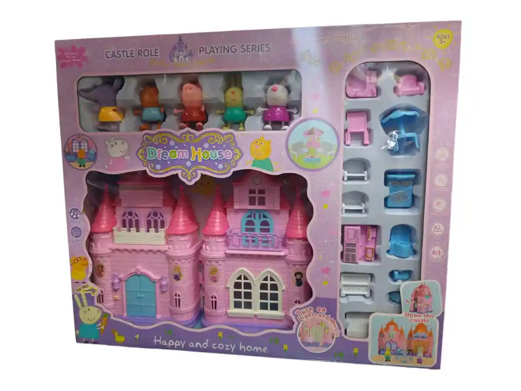 Juguete Casa Castillo Peppa Pig Amigos