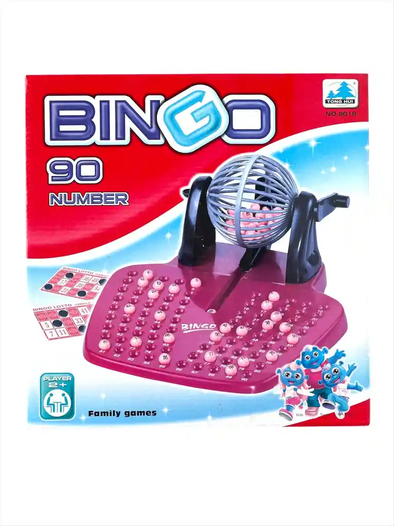 Juego Bingo 90 Números 48 Cartones 8019