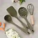 Set X4 Utensilios De Cocina Universal En Silicona