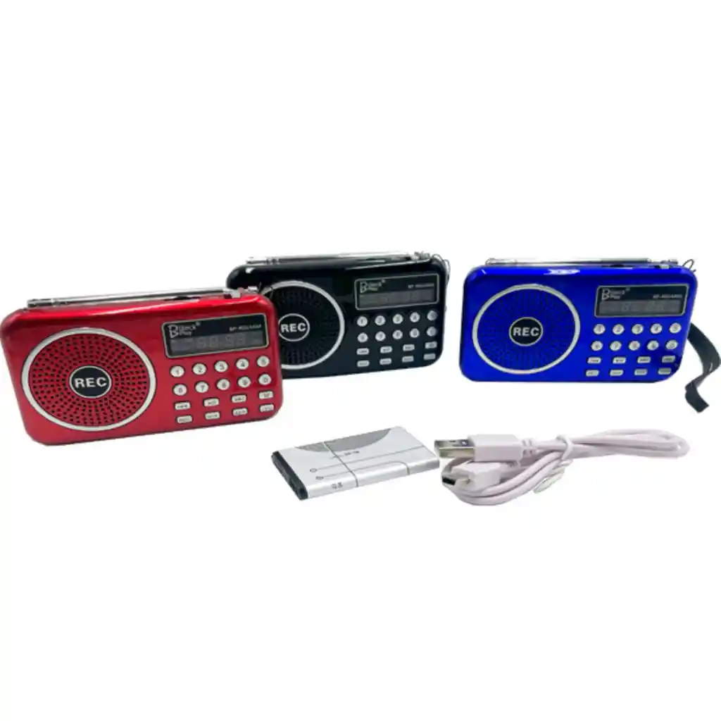 Radio Bolsillo Usb Fm| Am Recargable Teclado Premium Sp-014am