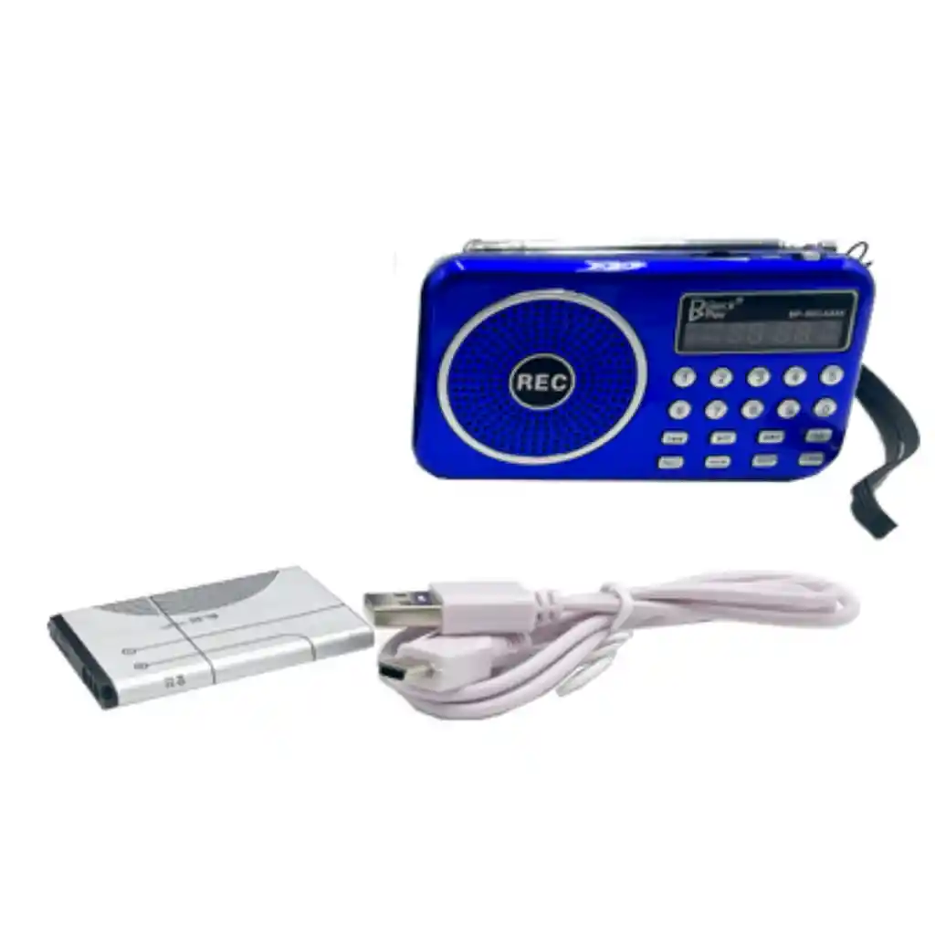 Radio Bolsillo Usb Fm| Am Recargable Teclado Premium Sp-014am