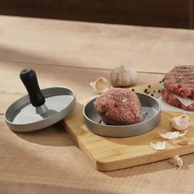 Molde Prensa Aplastador Manual Carne Hamburguesa Universal