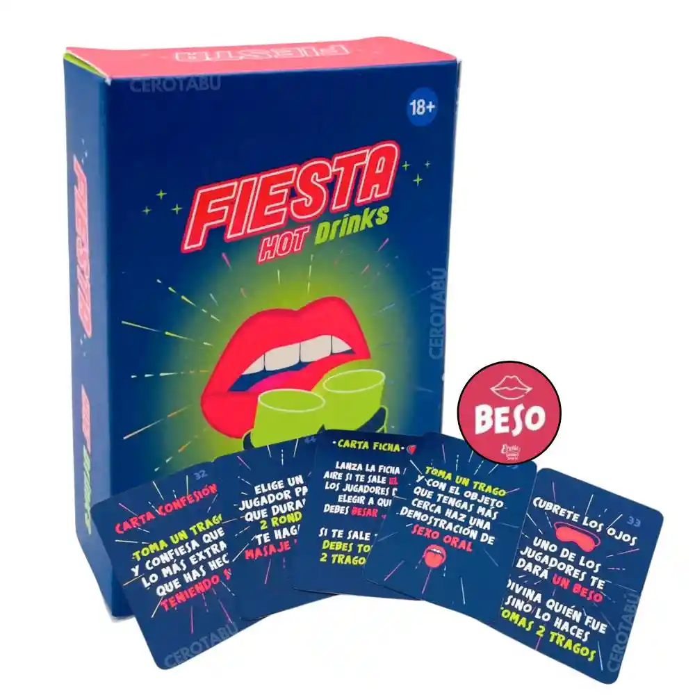 Juego De Mesa Erotico Cartas Para Adultos Fiesta Hot Drink