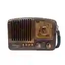 Radio Lindo Vintage Clasico Finca Rural Bluetooth Am Fm Usb Fox-tech Fx-165bt