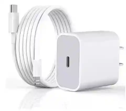 Cargador Iphone 25w Carga Rapida + Cable