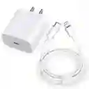 Cargador Iphone 25w Carga Rapida + Cable