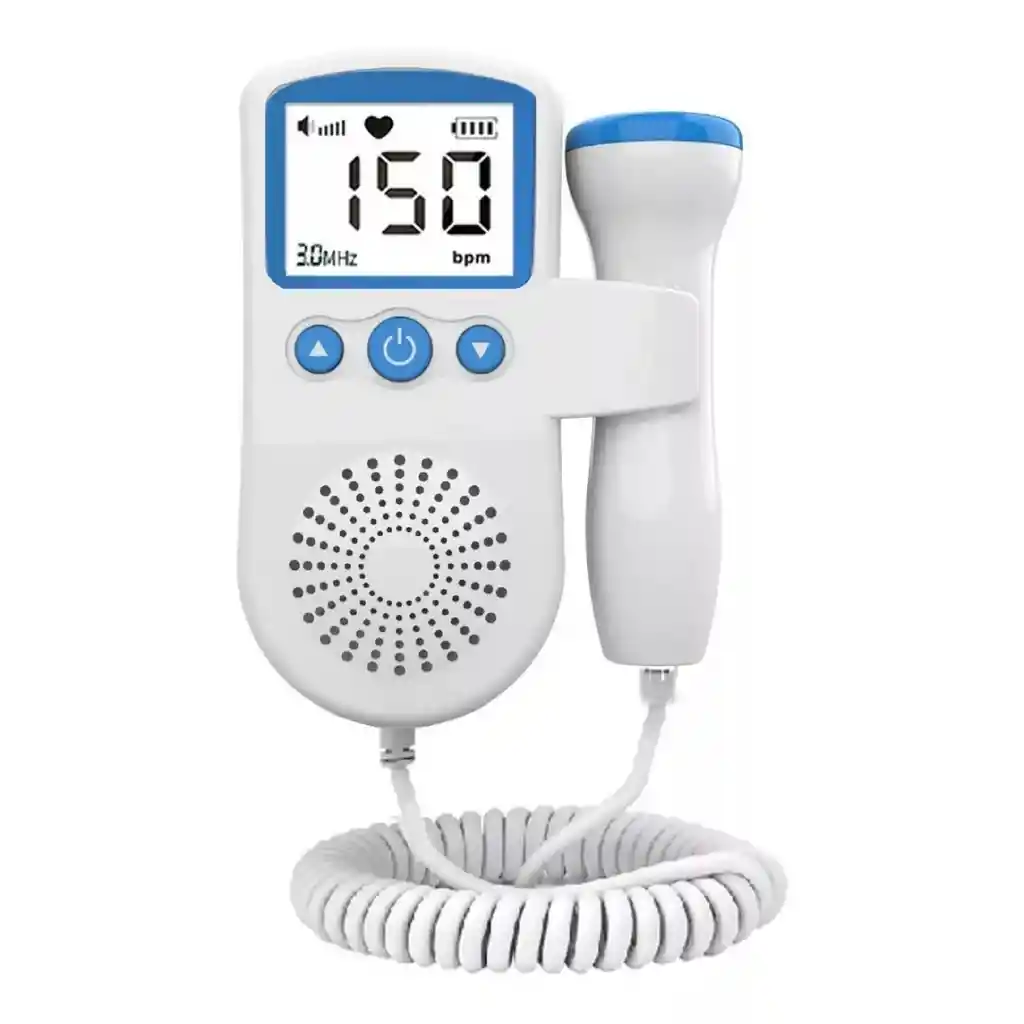 Doppler Fetal Lcd Ultrasónico Para Frecuencia Cardiaca En Embarazo