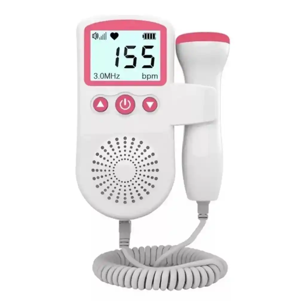 Doppler Fetal Lcd Ultrasónico Para Frecuencia Cardiaca En Embarazo