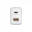 Cargador Genius Pd-20ac Us 20w Blanco