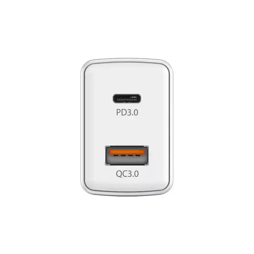 Cargador Genius Pd-20ac Us 20w Blanco