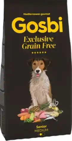 Alimento Seco Para Perros Mayores De 7 Años Gosbi Exclusive Grain Free Senior Medium 3kg