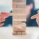 Jenga Torre Madera Pequeña Bloques 48pc Dados Juego Mesa