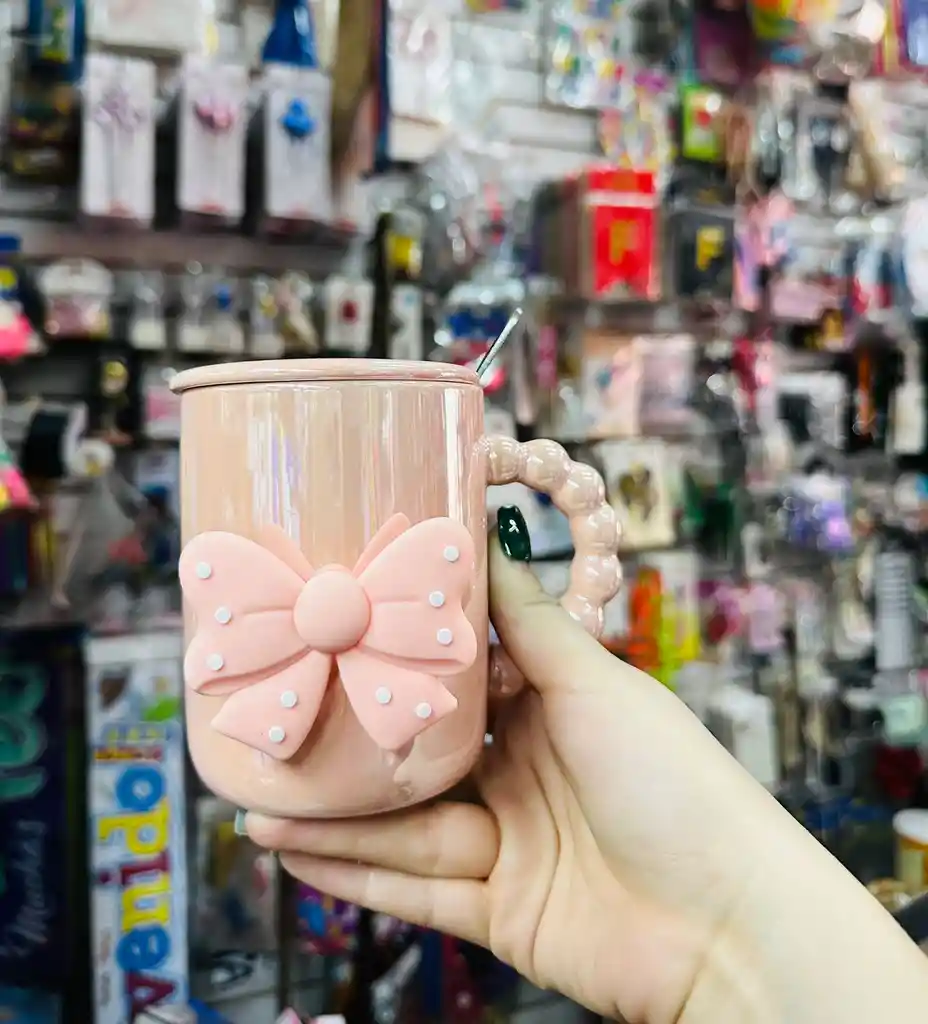 Mug Moño Rosa