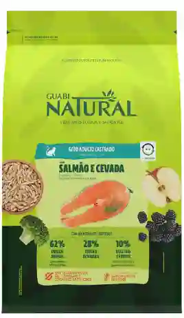 Alimento Para Gatos Adultos Castrados Guabi Natural – Salmón Y Cebada