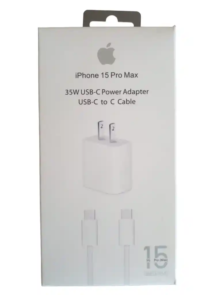 Cargador Iphone 15 Pro Max 35w Cargador Usb C A Iphone Usb C Generico