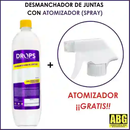 Desmanchador De Juntas Multiusos 1lt + Atomizador ¡¡gratis!! Drops