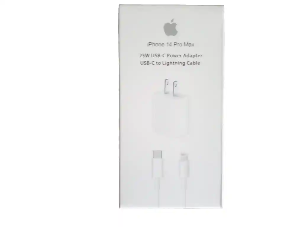 Cargador Cable Iphone 14 Pro Max 25w Carga Rapida Cargador Usb-c A Lightning Generico