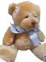 Peluche Oso Café Pequeño Con Moño