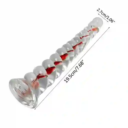 Dildo De Vidrio Mike Bicolor