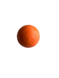 Pelota De Caucho Maciza Para Perro- 6.5 Cm - Naranja