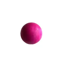 Pelota De Caucho Maciza Para Perro - 6 Cm - Rosa