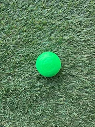 Pelota De Caucho Maciza Para Perro - 6 Cm - Verde