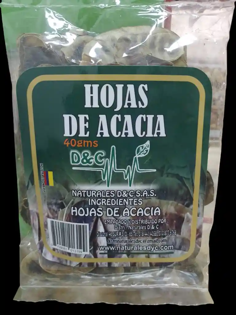 Hoja De Acacia De La India X 40 Gr Dc