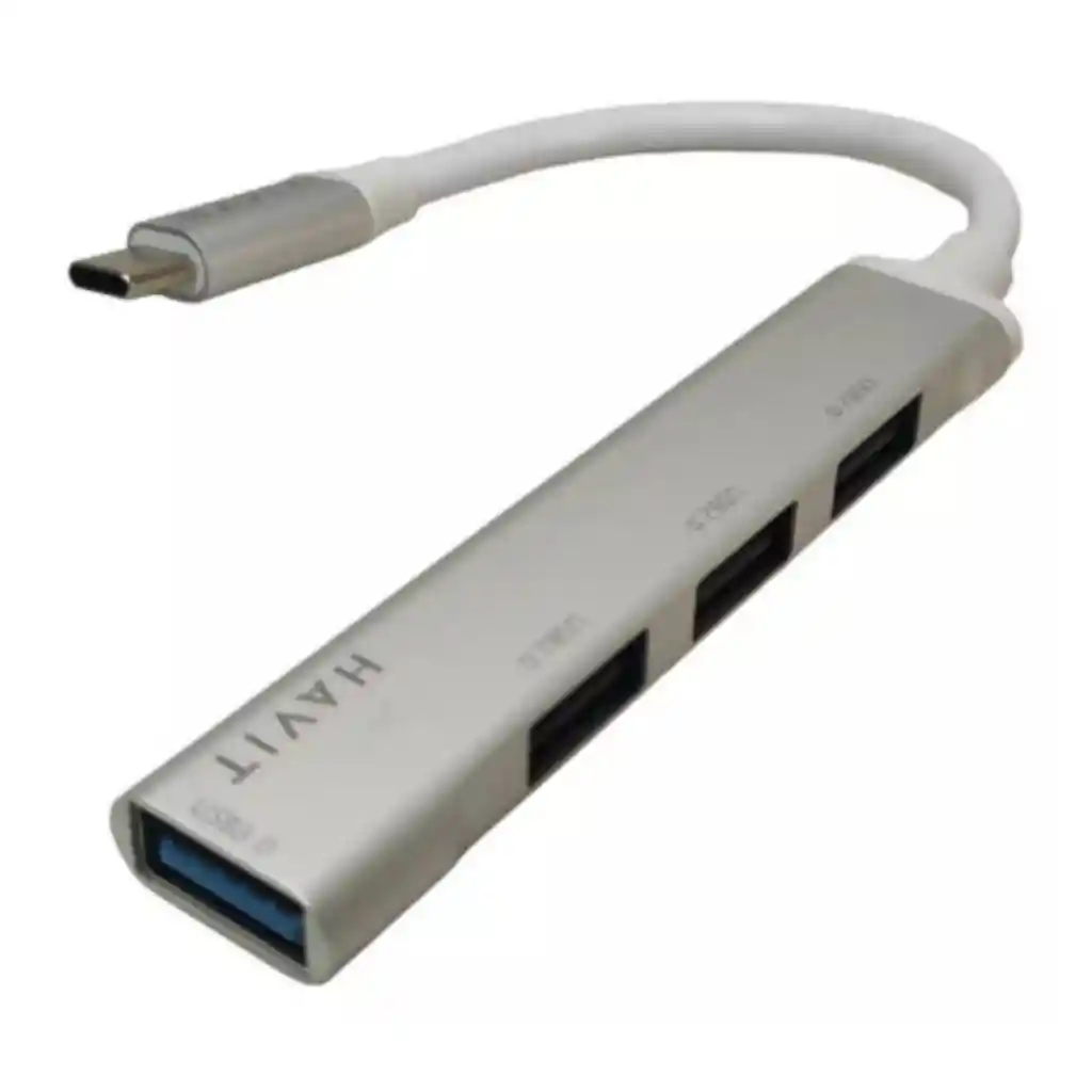 Hub Multipuertos Usb 3.0 Aluminio 4 Puertos Marca Havit