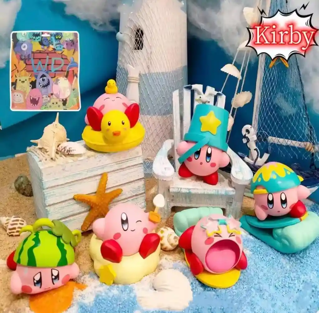 Figura De Colección Nintendo Kirby X6