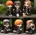 Figura De Coleccion Harry Potter Ron Weasley Hermione Granger Mascotas X6