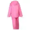 Traje Impermeable Lluvia Moto Bicicleta 2 Piezas Resistente - Rosado Talla M